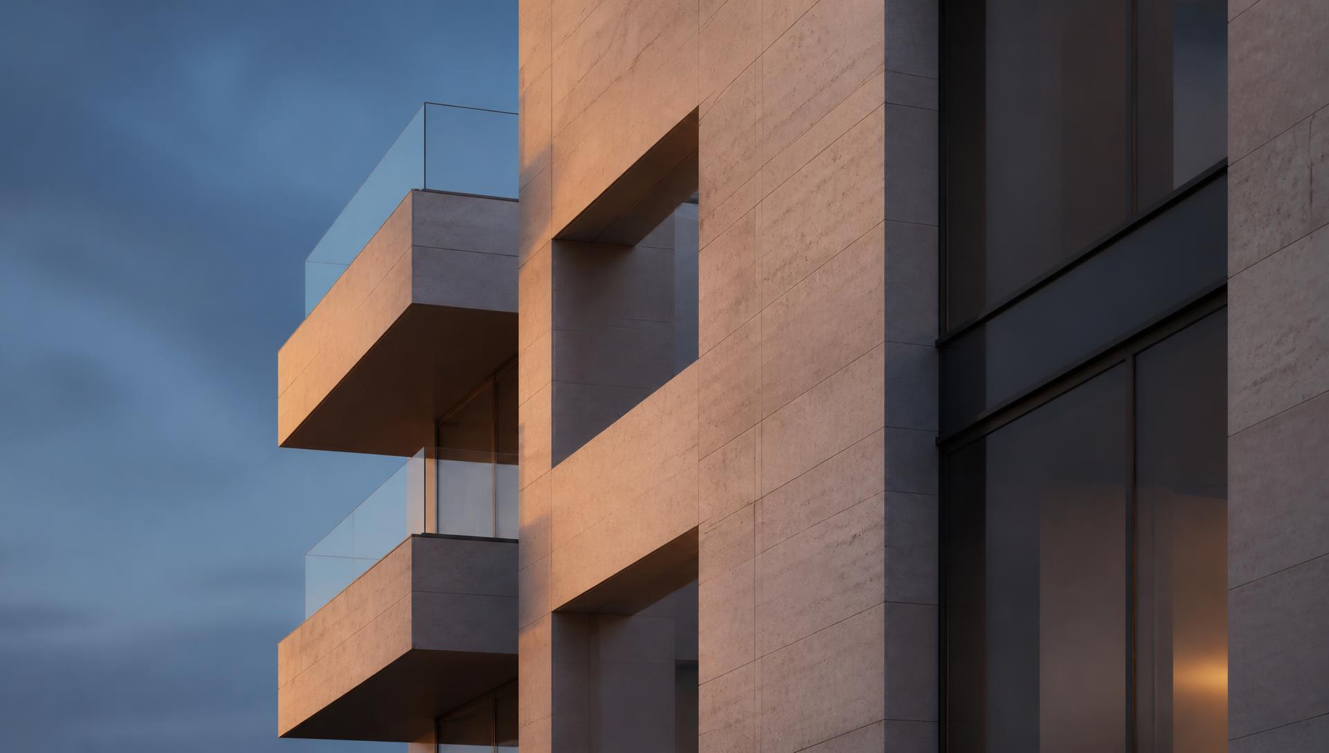 Detalle de arquitectura contemporánea